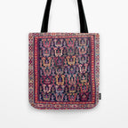 Khamseh Shahsavan Sumakh Azerbaijan Persian Tribal Bag Print Tote Bag Gallery Image 1