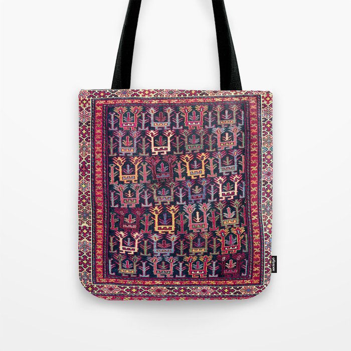 Khamseh Shahsavan Sumakh Azerbaijan Persian Tribal Bag Print Tote Bag Gallery Image 1