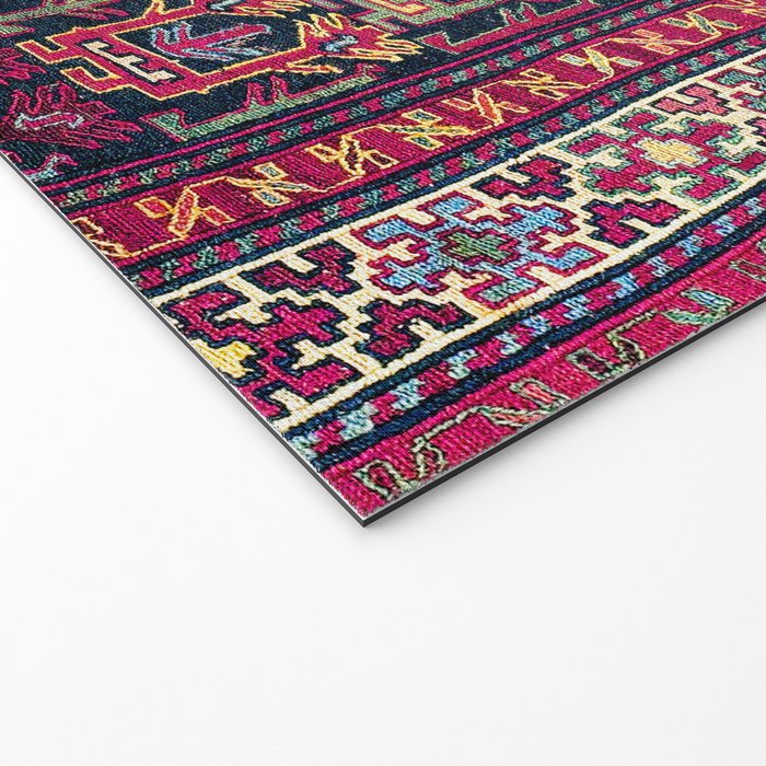 Khamseh Shahsavan Sumakh Azerbaijan Persian Tribal Bag Print Welcome Mat Gallery Image 2
