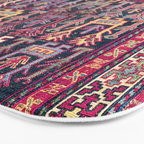 Khamseh Shahsavan Sumakh Azerbaijan Persian Tribal Bag Print Bath Mat Gallery Image 3