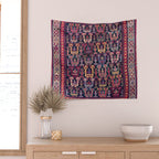 Khamseh Shahsavan Sumakh Azerbaijan Persian Tribal Bag Print Wall Tapestry Gallery Image 2