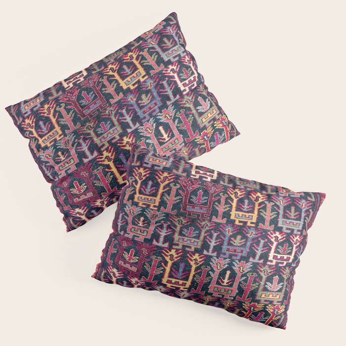 Khamseh Shahsavan Sumakh Azerbaijan Persian Tribal Bag Print Pillow Sham Gallery Image 1