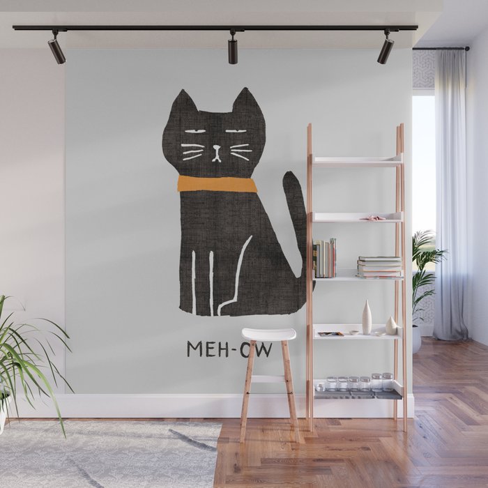 Meh-ow Wall Mural Gallery Image 1