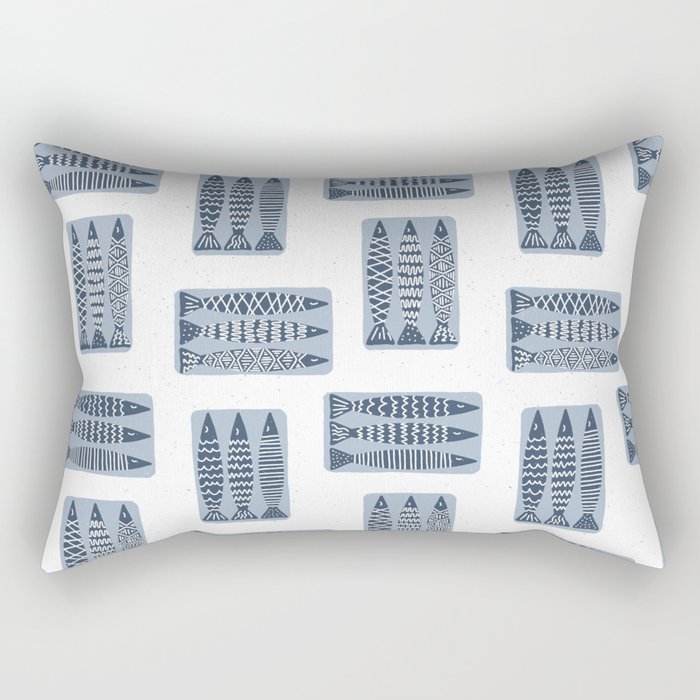 Tinned Fish Rectangular Pillow Gallery Image 2