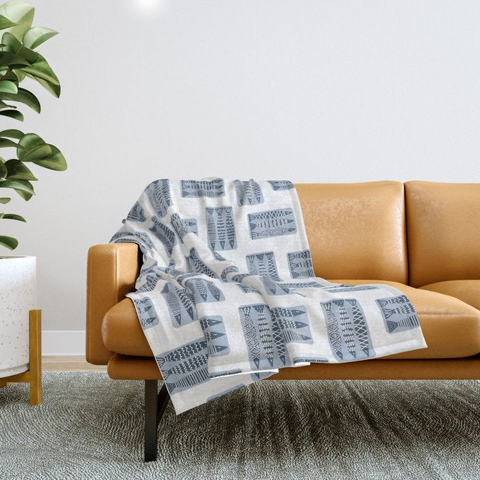 Tinned Fish Throw Blanket Gallery Image 1