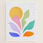 Sun & Leaves: Matisse Pastel Series 04 Jigsaw Puzzle Gallery Image 1