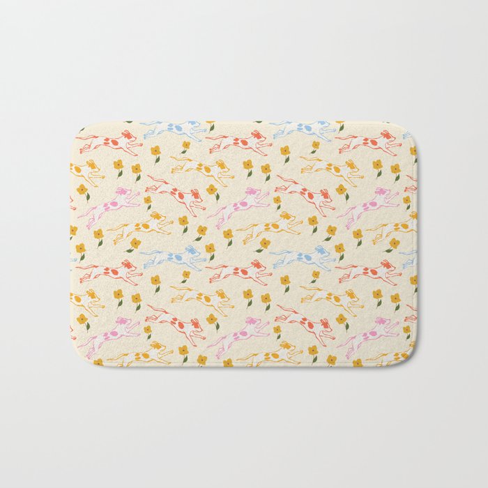 Colorful Puppies Bath Mat Gallery Image 1