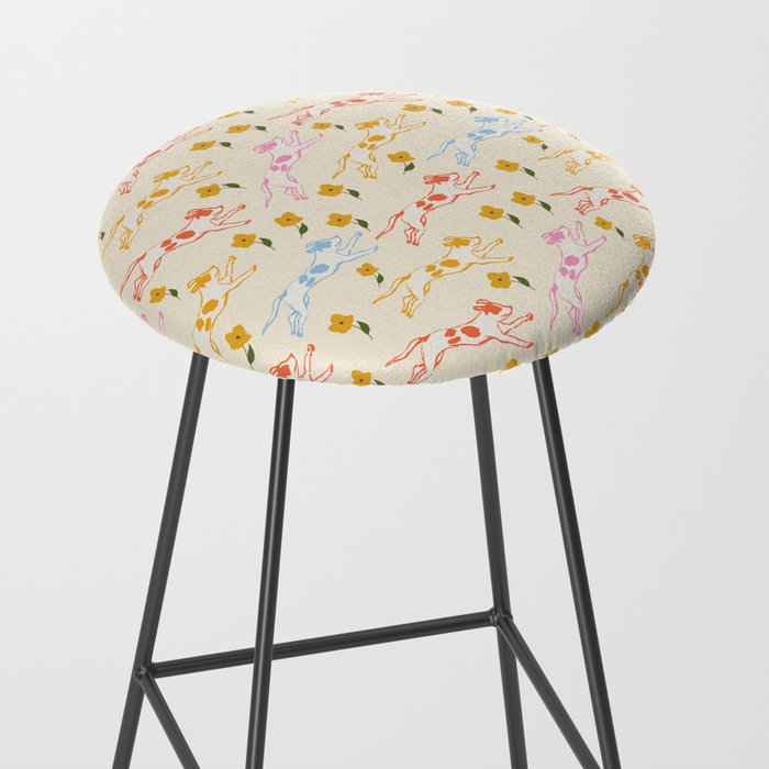 Colorful Puppies Stool Gallery Image 2