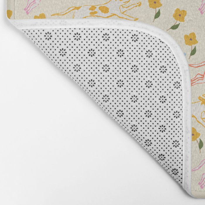 Colorful Puppies Bath Mat Gallery Image 2