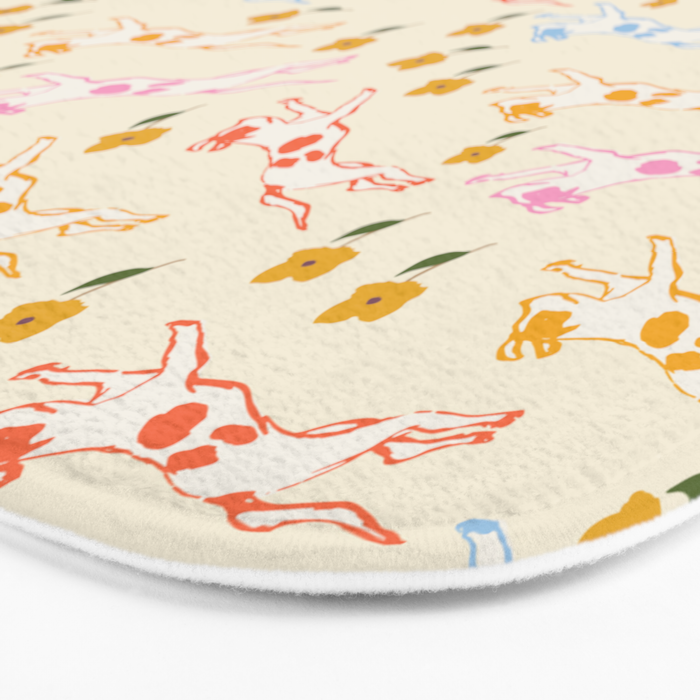 Colorful Puppies Bath Mat Gallery Image 3