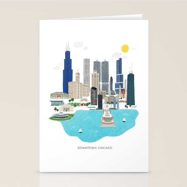 Chicago Illustration Stationery Card Gallery Image 2