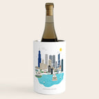 Chicago Illustration Wine Chiller Gallery Image 1