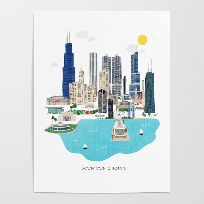 Chicago Illustration Poster Gallery Image 4