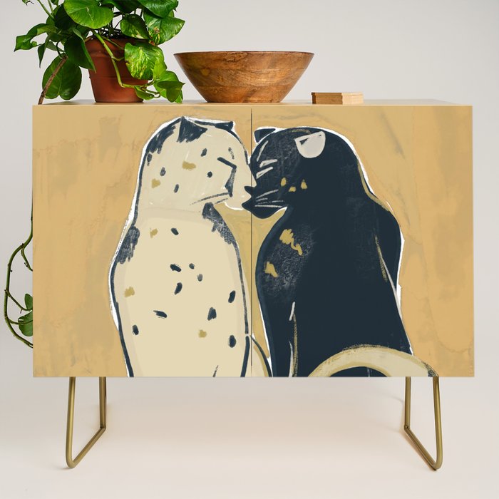 Two Cheetahs 2 Credenza Gallery Image 1