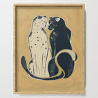 Two Cheetahs 2 Serving Tray Gallery Image 1