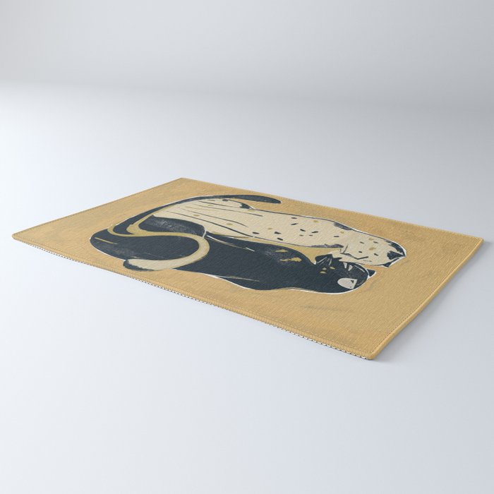 Two Cheetahs 2 Rug Gallery Image 3