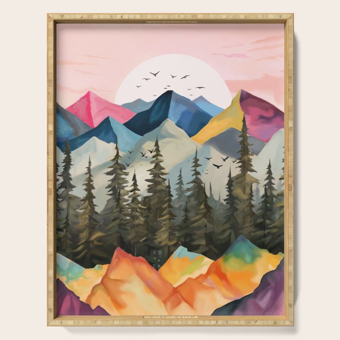 Dawn Over the Ridge  Serving Tray Gallery Image 1