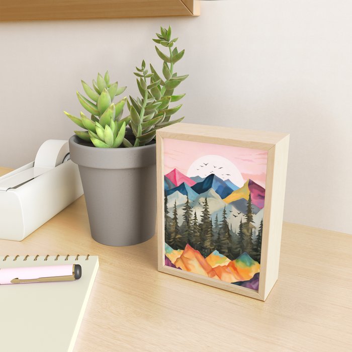 Dawn Over the Ridge  Mini Art Print Gallery Image 2