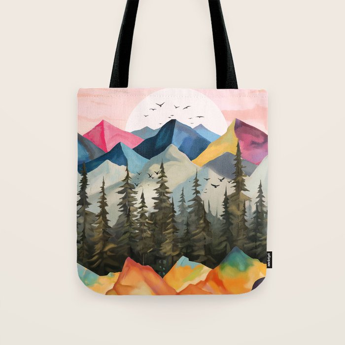 Dawn Over the Ridge  Tote Bag Gallery Image 1