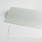 linen textured stripes - sage Wrapping Paper Gallery Image 2