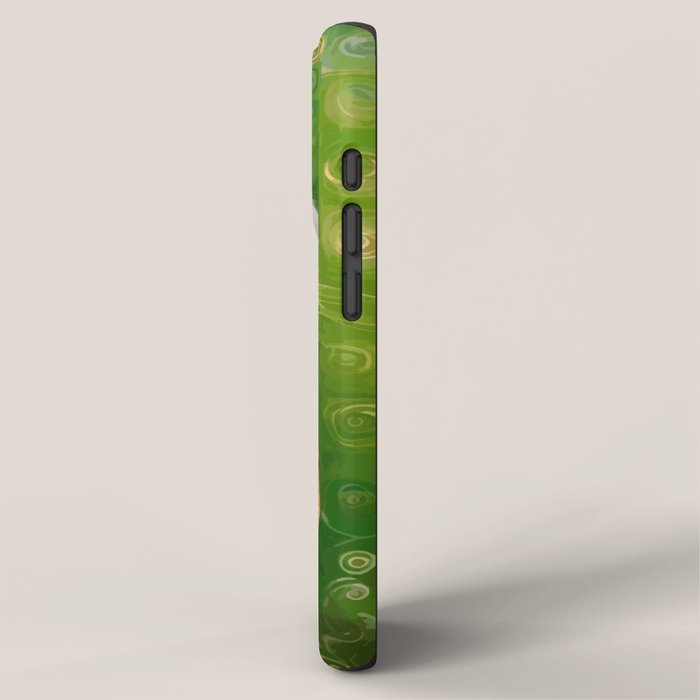 Klimt White Cat with Green Eyes iPhone Case Gallery Image 2