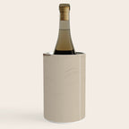 Beige Organic Modern Shape Wine Chiller Gallery Image 1