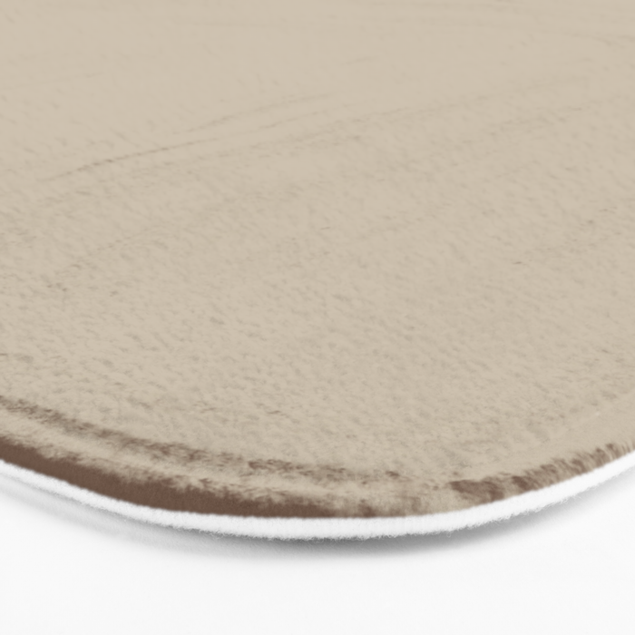 Beige Organic Modern Shape Bath Mat Gallery Image 3