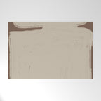 Beige Organic Modern Shape Welcome Mat Gallery Image 1