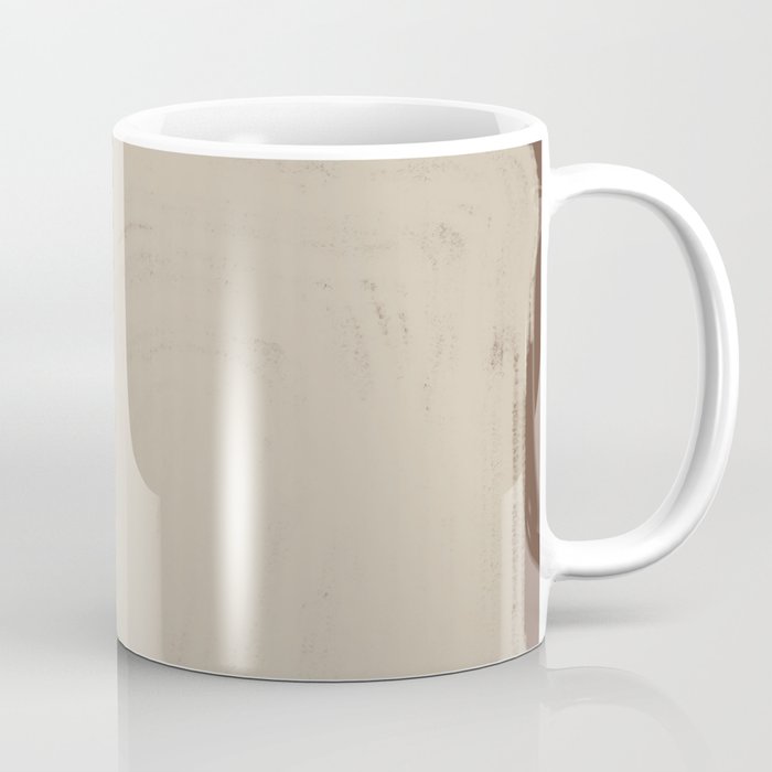 Beige Organic Modern Shape Coffee Mug Gallery Image 1
