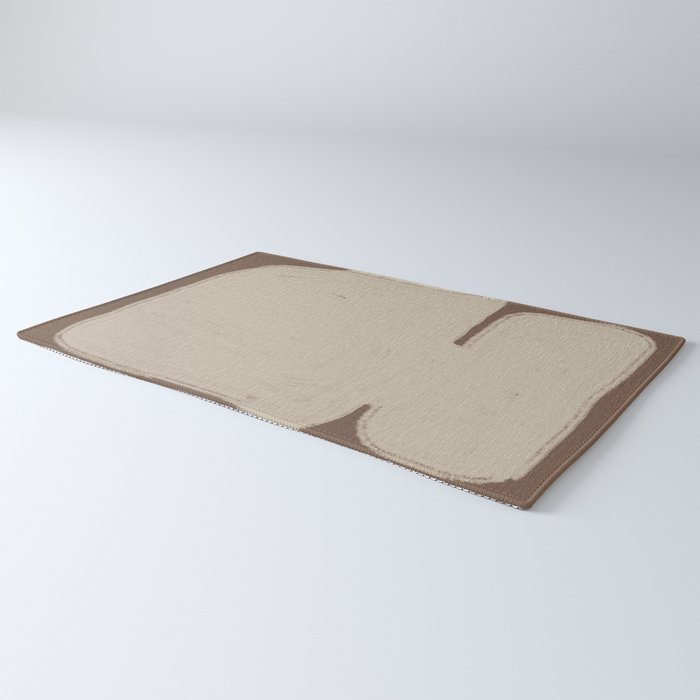 Beige Organic Modern Shape Rug Gallery Image 3