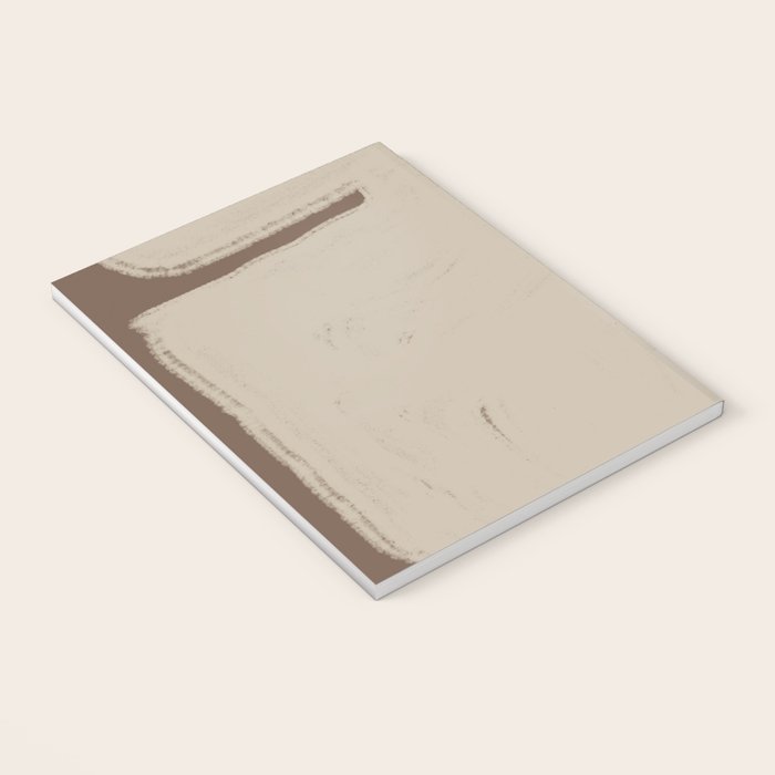 Beige Organic Modern Shape Notebook Gallery Image 3