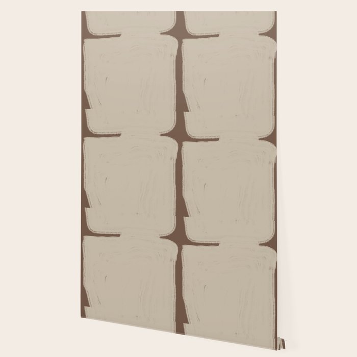 Beige Organic Modern Shape Wallpaper Gallery Image 2