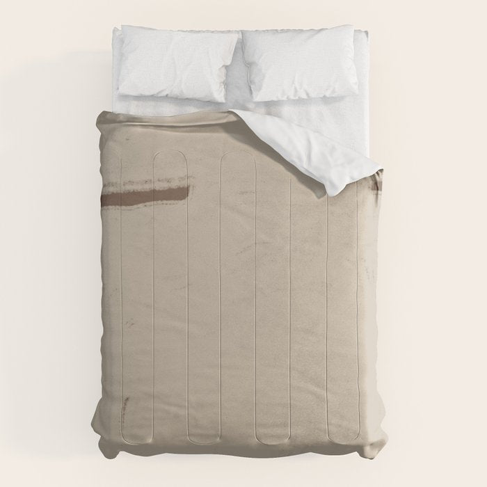 Beige Organic Modern Shape Comforter Gallery Image 6