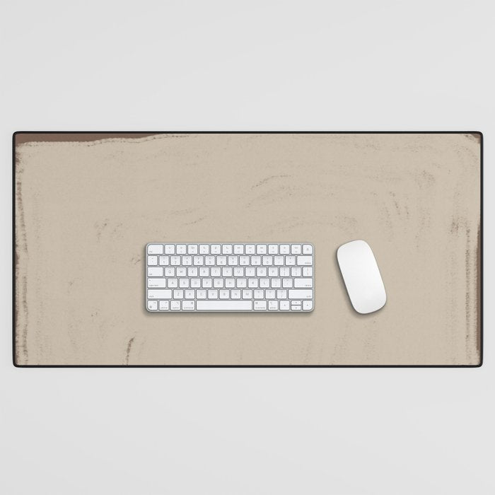 Beige Organic Modern Shape Desk Mat Gallery Image 1