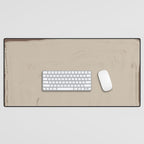 Beige Organic Modern Shape Desk Mat Gallery Image 1