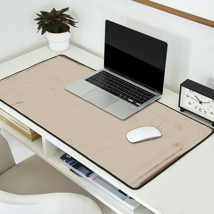 Beige Organic Modern Shape Desk Mat Gallery Image 2