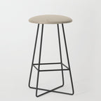 Beige Organic Modern Shape Stool Gallery Image 1