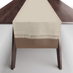 Beige Organic Modern Shape Table Runner Gallery Image 1