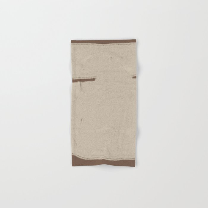 Beige Organic Modern Shape Bath Towel Gallery Image 1