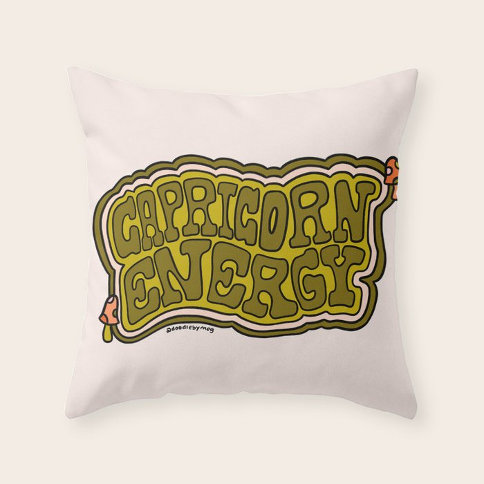 Capricorn Energy Throw Pillow Gallery Image 6