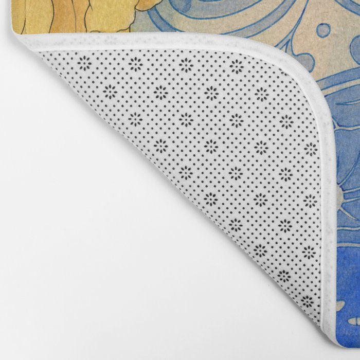 Bloom in Yellow Bath Mat Gallery Image 2