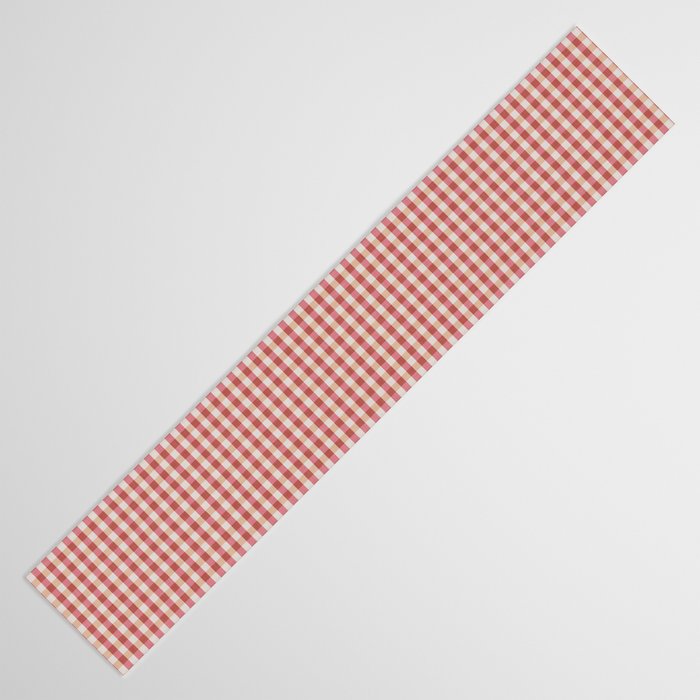 Cozy Gingham in Pink Table Runner Gallery Image 3