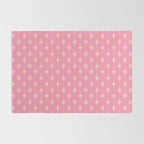 Midcentury Stars and Dots Classic Pink Pattern Rug Gallery Image 2