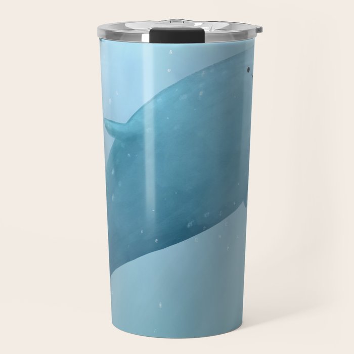 Cute Whale Shark Travel Mug Gallery Image 1