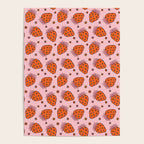 Flower Strawberry Print Poster Gallery Image 4