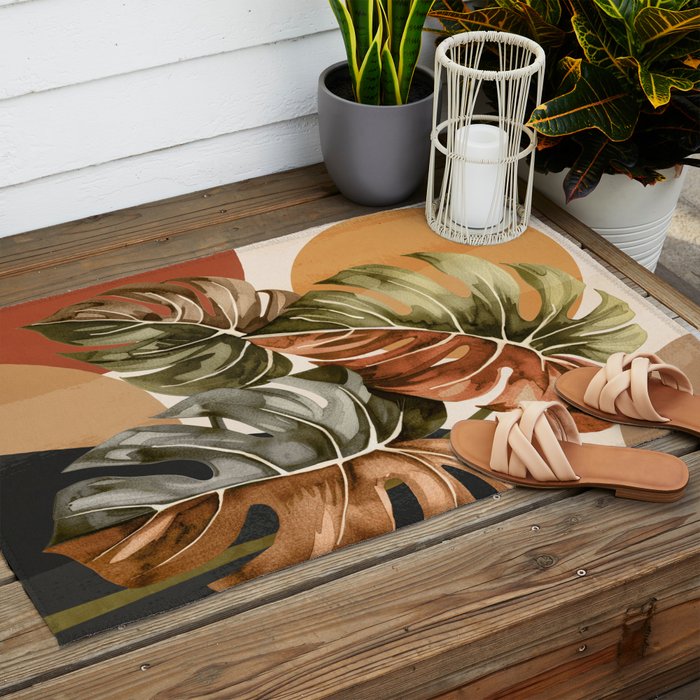 Colorful Branching Out 30 Outdoor Rug Gallery Image 2