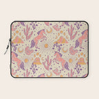 Desert Unicorn - Purple, pink, and gold Laptop Sleeve Gallery Image 1