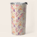 Desert Unicorn - Purple, pink, and gold Travel Mug Gallery Image 2