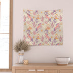 Desert Unicorn - Purple, pink, and gold Wall Tapestry Gallery Image 2