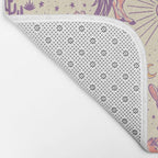 Desert Unicorn - Purple, pink, and gold Bath Mat Gallery Image 2
